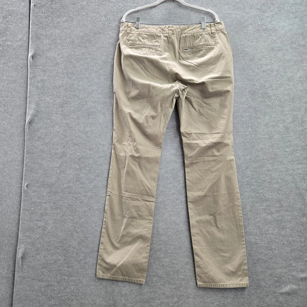 Bonobos Men Pants 34x34 Beige Straight‎ Pockets Flat Front Mid Rise Cotton